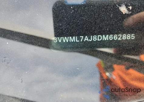 2013 Volkswagen Jetta Tdi from USA, damaged, VIN 3VWML7AJ8DM662885